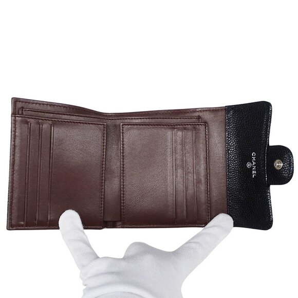 CHANEL Black Caviar Leather Wallet - Picture 7 of 15